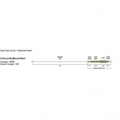 RIO Intouch Outbound Short Brown/Yellow -Kortingen Op Vliegvisuitrusting RP21322r 3