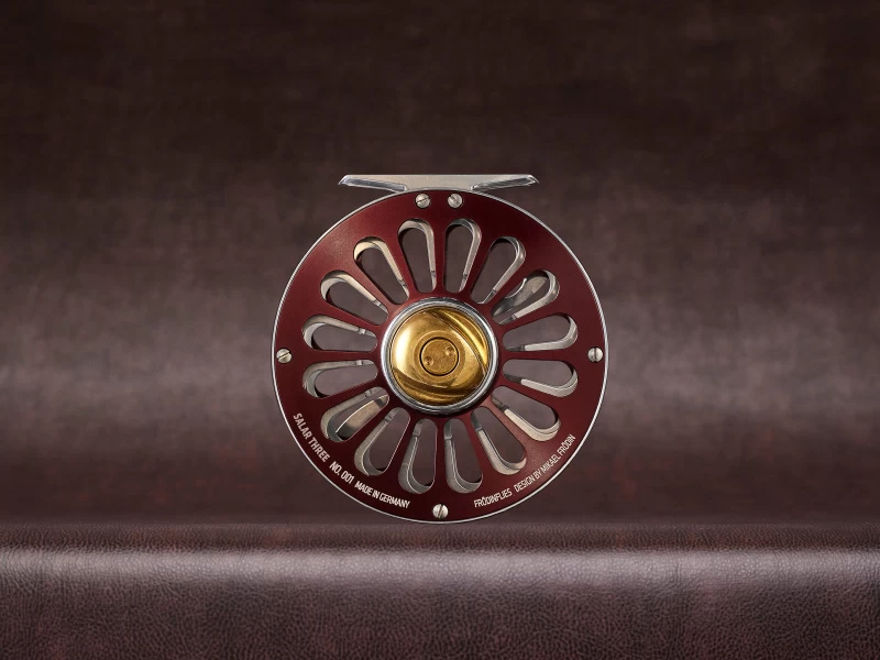 Frödin SALAR Fly Reel Burgundy 5 Frödin SALAR Fly Reel Burgundy - Afbeelding 3