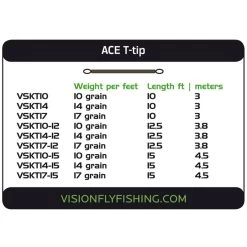Vision ACE Tip 10ft -Kortingen Op Vliegvisuitrusting VSKT10r 2